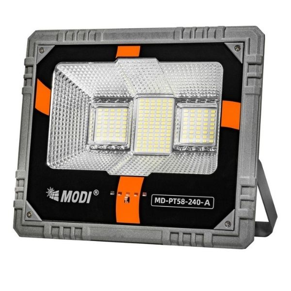 Đèn pha năng lượng mặt trời nhôm Modi MD-PT58-240-W